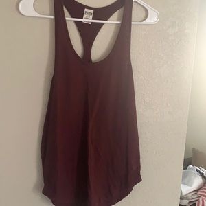 Pink racer back tank